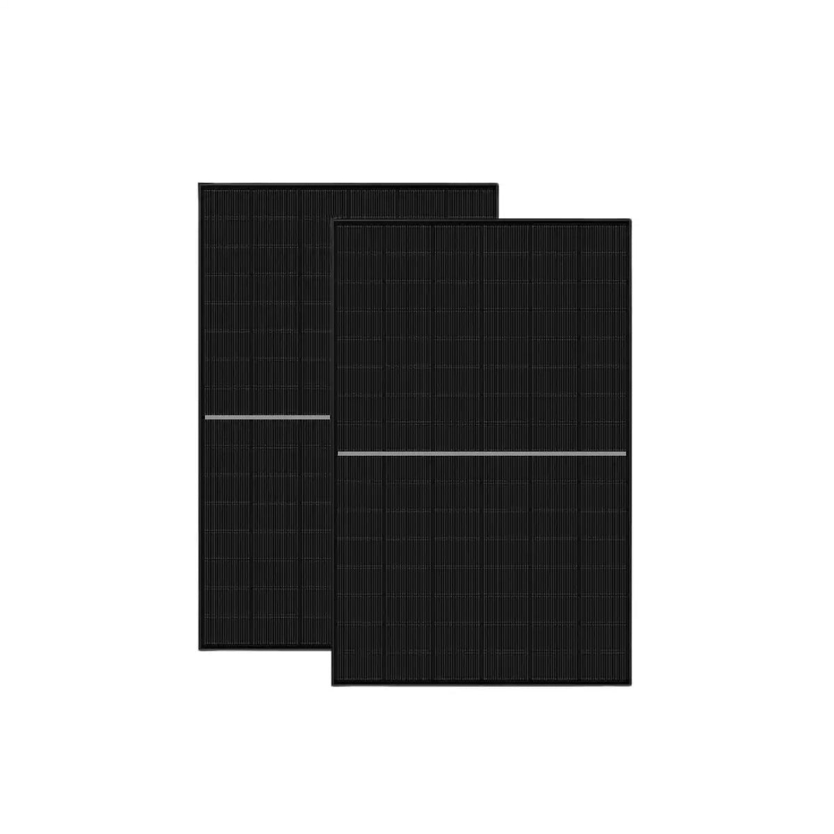 Solakon 500W Bifaziales Glas-Glas Solarmodul | N-Typ Full Black | 2er Set (1000W Gesamt)