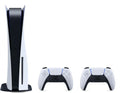 Sony PlayStation 5 Disc Edition Bundle – Spielekonsole 825 GB SSD, 4K Blu-Ray, 120 fps + 2x DualSense