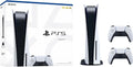 Sony PlayStation 5 Disk Edition Bundle – Spielekonsole 4K Blu-Ray, 120fps + 2x DualSense Controller
