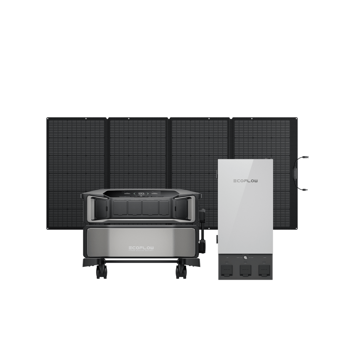 EcoFlow DELTA Pro Ultra 6144Wh + 2×400W Solar | 6900W Powerstation, erweiterbar bis 30kWh
