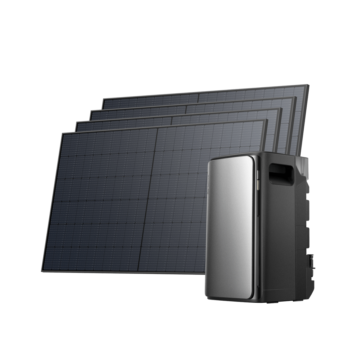EcoFlow STREAM Ultra Balkonkraftwerk 1800W | 1,92kWh Speicher | Inkl. 4x 450W Solarpanels